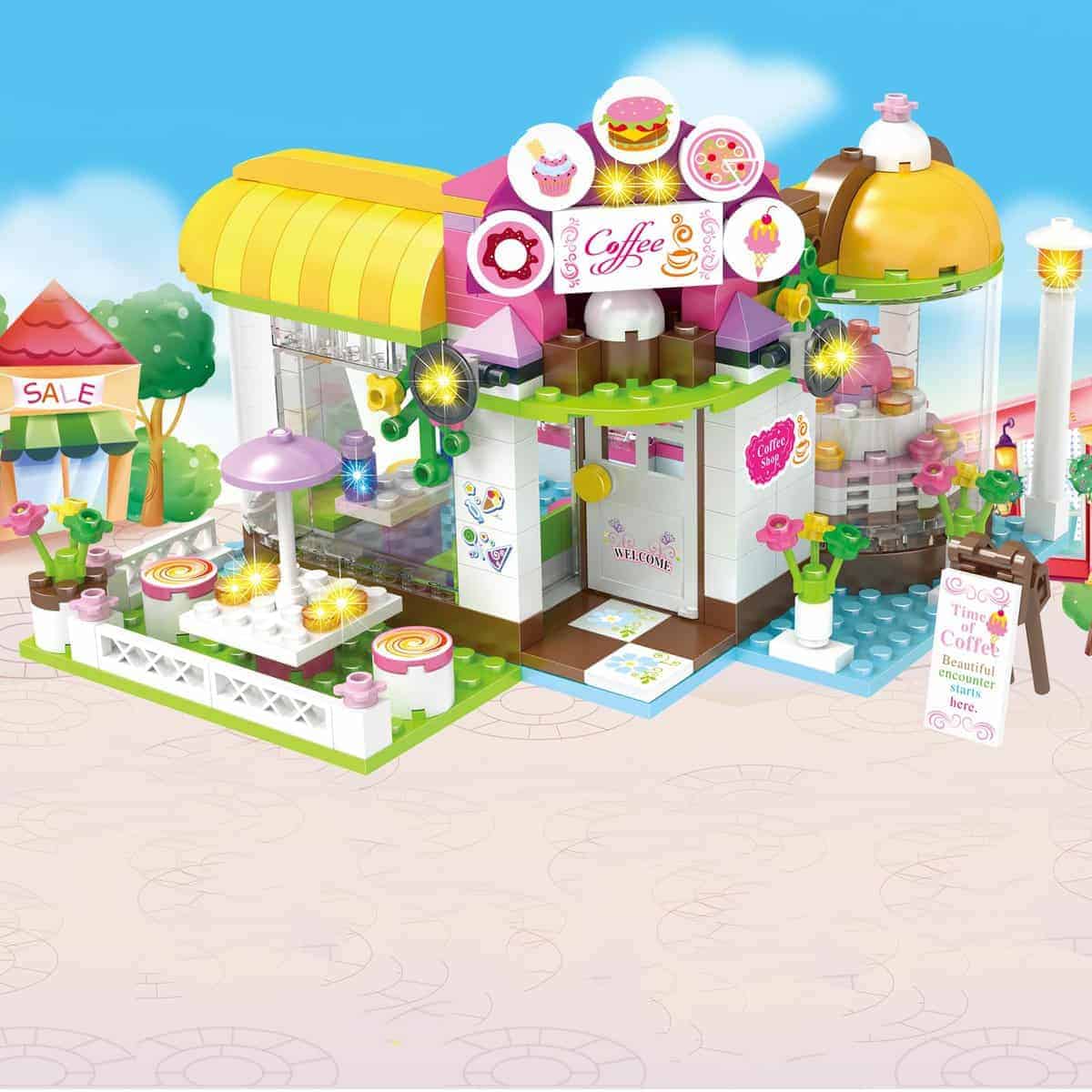 Kit de construcción Friends Summer Pool Party Coffee House - Imagen 8