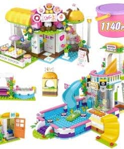 Kit de construcción Friends Summer Pool Party Coffee House