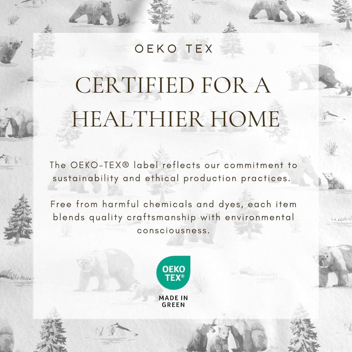 Juego de sábanas de franela Great Bay Home -Osos polares del - Imagen 6