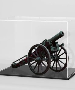 CRMPRO Caja de Exhibición de Acrílico Transparente con Base