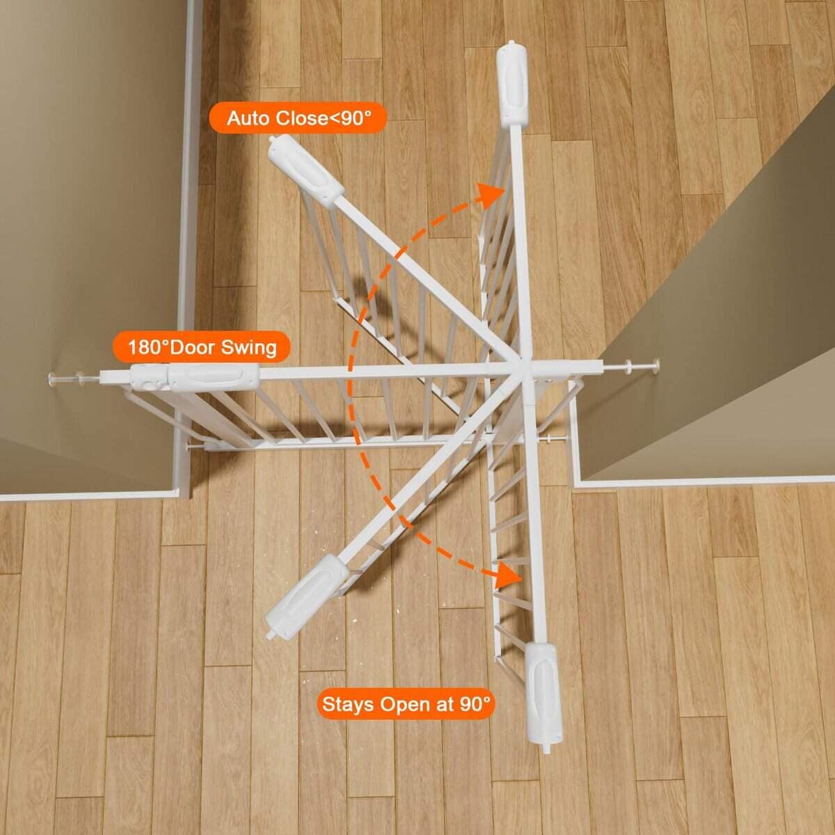 Barrera de Seguridad Extra Ancha HOOEN para Puertas y - Imagen 5