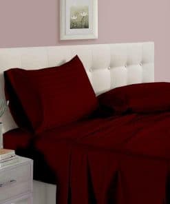 Juego de Sábanas de 4 Piezas Full de Algodón Premium, 100%