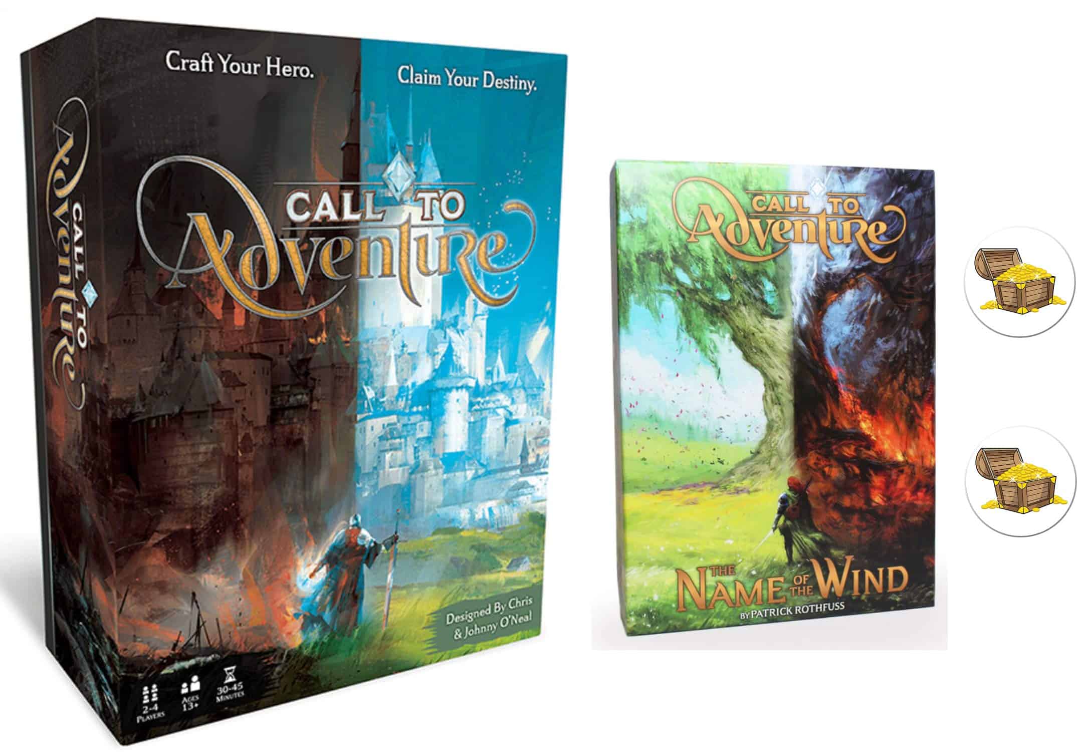 Paquete de Juego de mesa Llamado a la aventura y Expansión