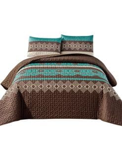 WPM WORLD PRODUCTS MART Juego de Colcha de 3 Piezas con