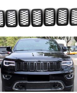 Insertos de rejilla delantera NO7RUBAN para Jeep Grand