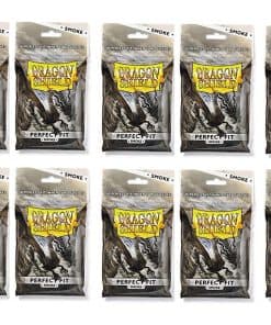 Dragon Shield 100 Fundas Estándar Humo (10 Paquetes)
