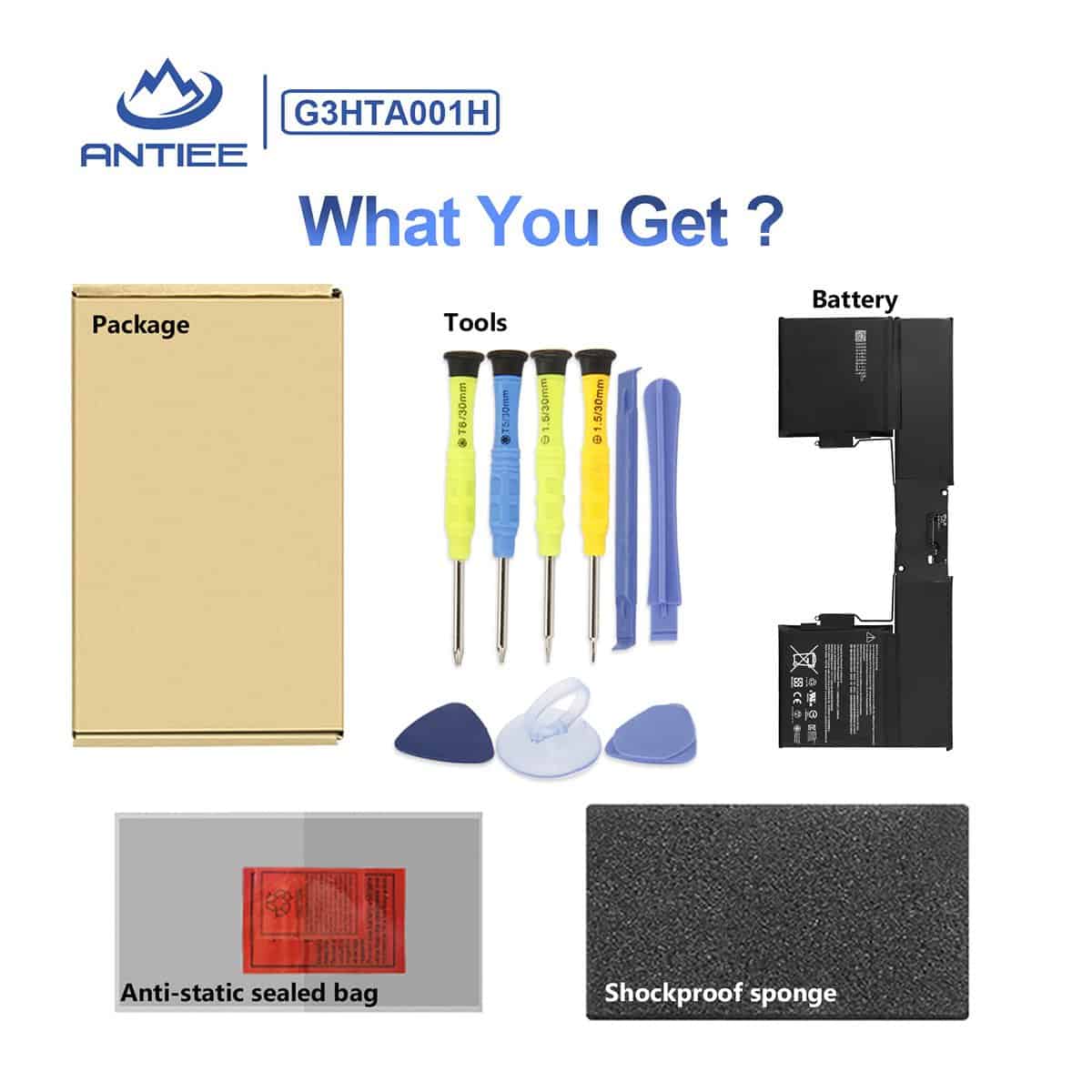 ANTIEE G3HTA001H 93HTA001H Reemplazo de Batería de Teclado - Imagen 6