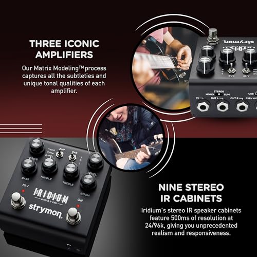 Pedal Guitarra Strymon Iridium Amp y Simulador IR Cab para - Imagen 5