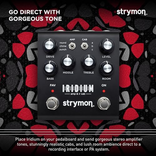 Pedal Guitarra Strymon Iridium Amp y Simulador IR Cab para - Imagen 4