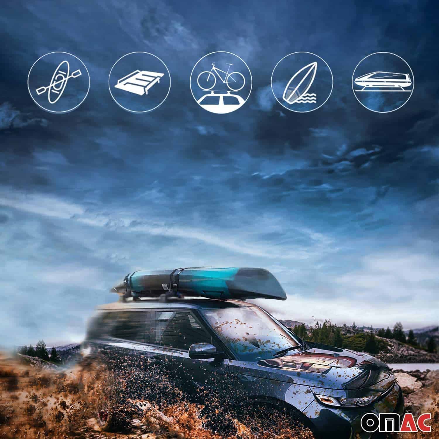 Barras transversales para portaequipajes de techo OMAC de - Imagen 8