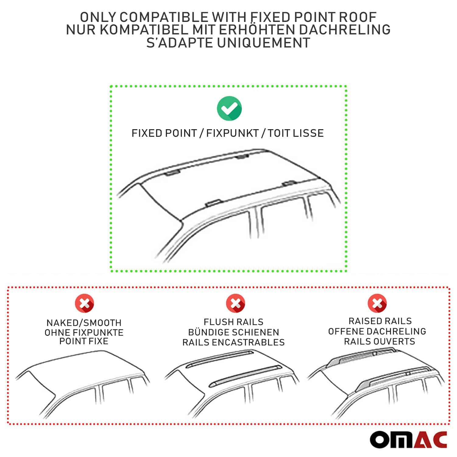 Barras transversales para portaequipajes de techo OMAC de - Imagen 5