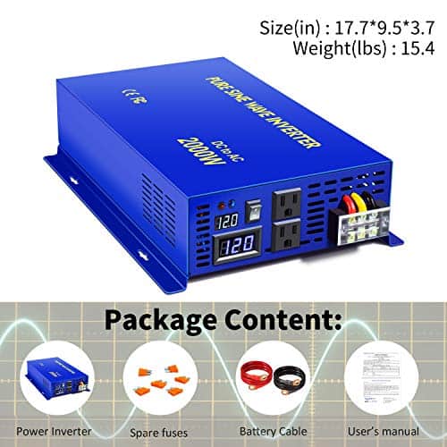 Inversor de corriente de onda sinusoidal pura XYZ INVT - Imagen 8