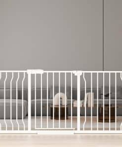 Puerta de Seguridad Extra Ancha Blanca HOOEN para Pasillos