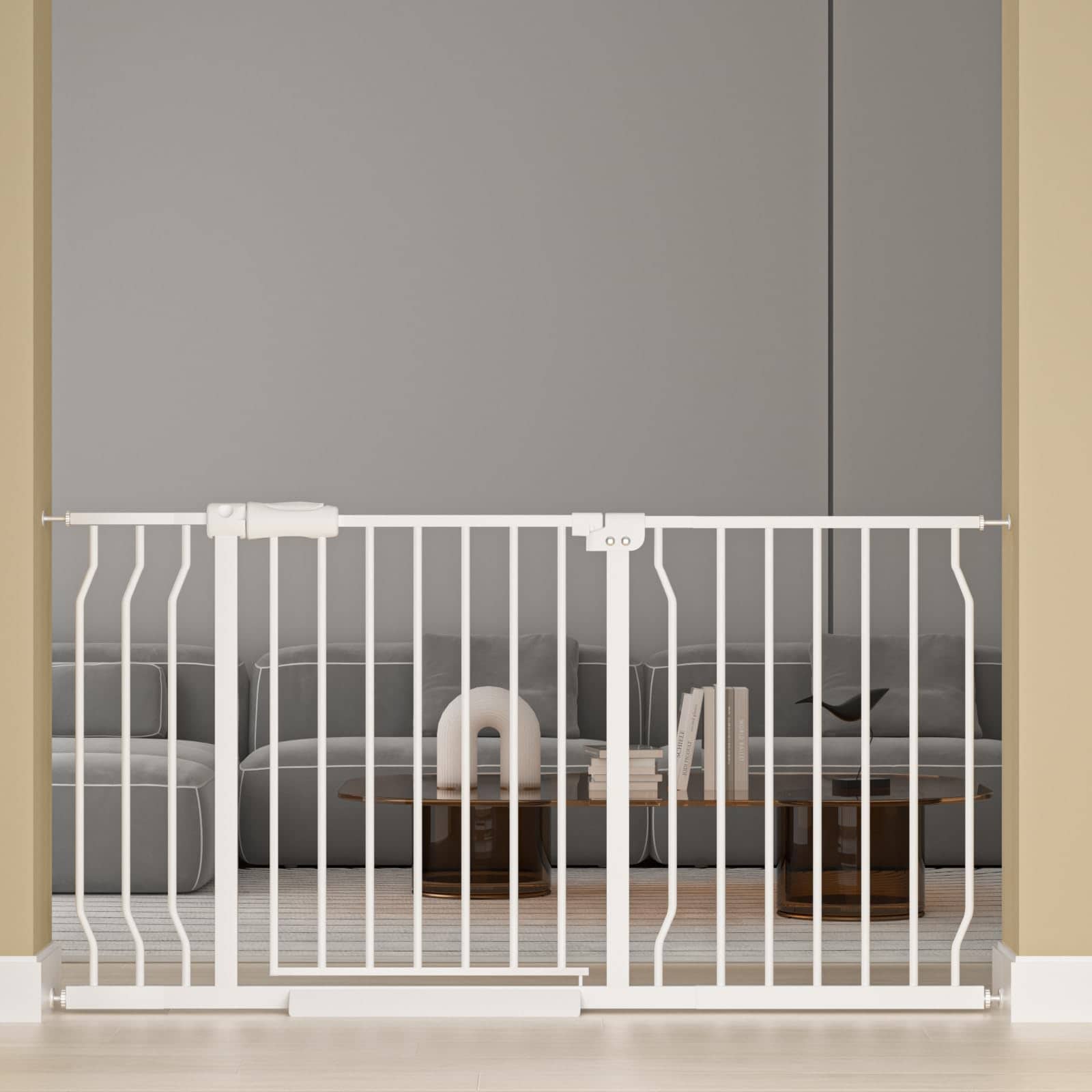 HOOEN Barreras de Seguridad Extra Anchas 48-53 Pulgadas