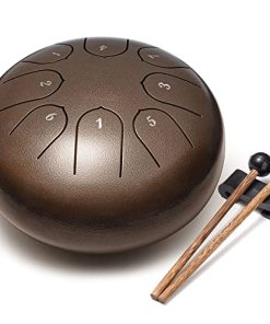 Lronbird Steel Tongue Drum 6 Inch 8 Notes -Bronce