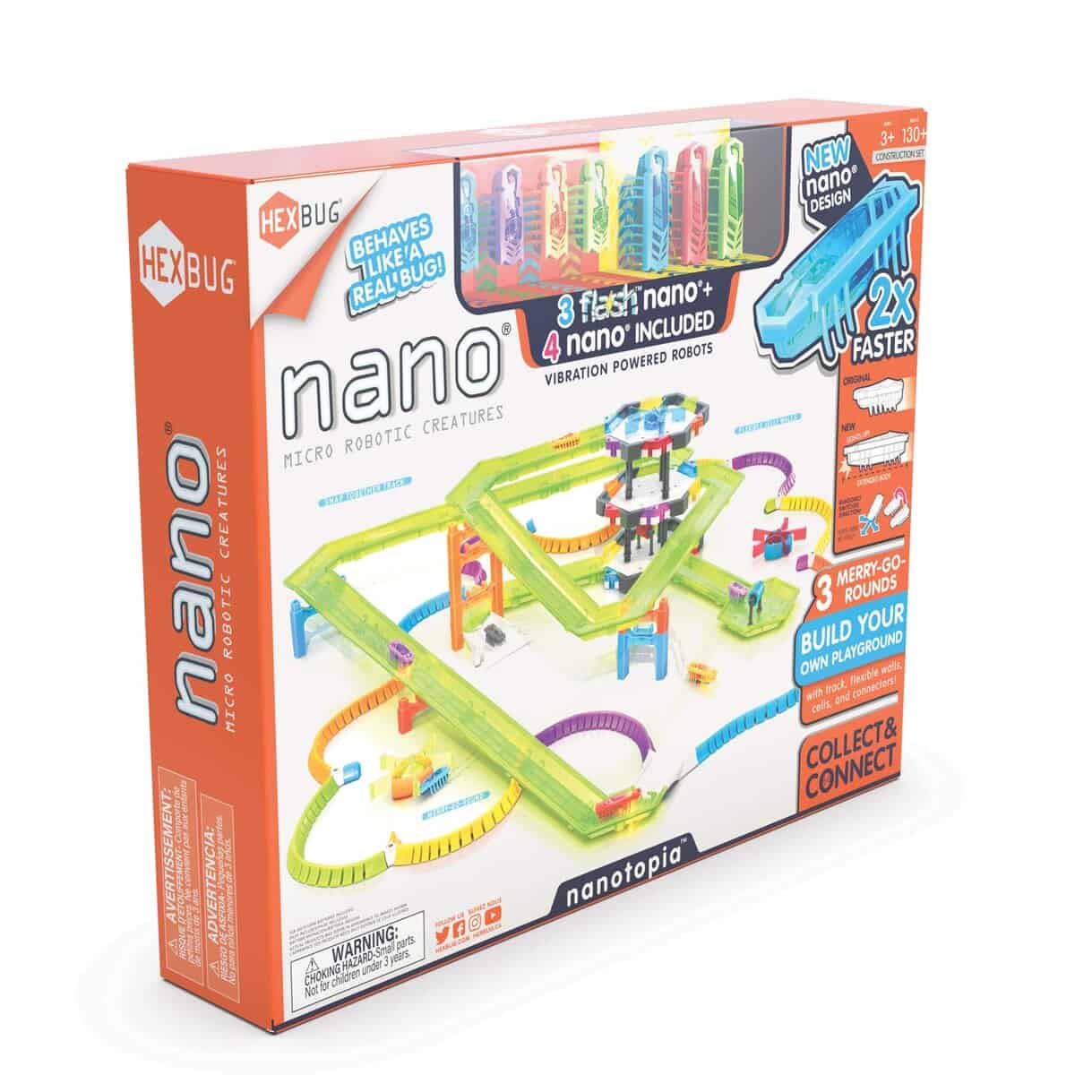 HEXBUG Flash Nano nanotopia - Juego Sensorial Colorido para - Imagen 4
