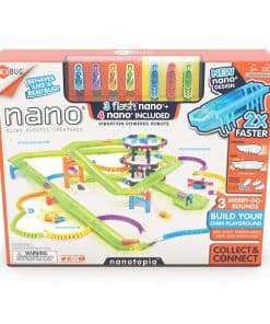 HEXBUG Flash Nano nanotopia - Juego Sensorial Colorido para