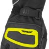 Guantes Fly Racing Xplore (Negro/Amarillo fosforescente,