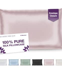 Funda de almohada de seda 100% Mulberry Park -Pink