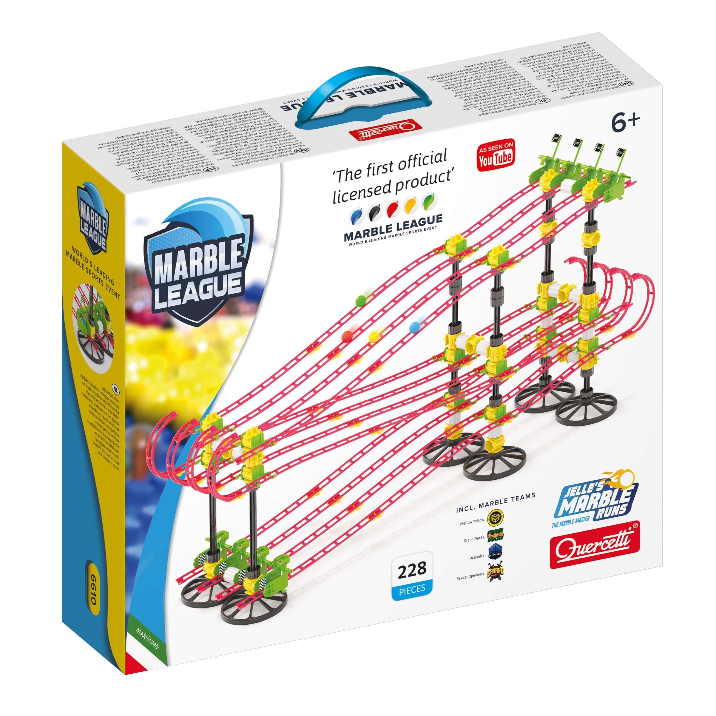 Circuito de Mármol Marble League Quercetti - El Set Oficial - Imagen 3