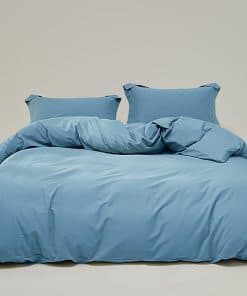 Edredones Houseri Lake Blue Tamaño Queen Juego de Edredón