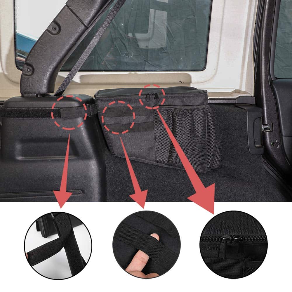 JeCar para Jeep JL Bolsas Organizadoras de Almacenamiento - Imagen 4