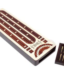 Tablero de Cribbage Continuo de 2 Pistas encastrado en
