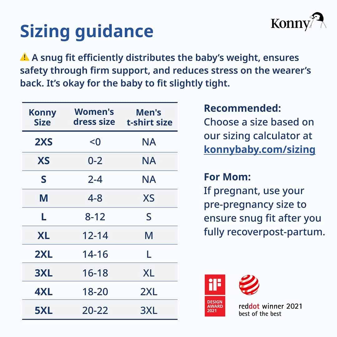 Konny Baby Carrier AirMesh para envolver bebés acogedor, - Imagen 8