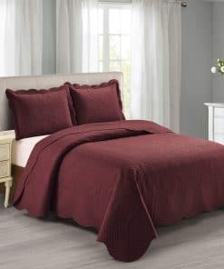 Juego de Funda de Edredón de Lujo Estampado en Relieve de 3