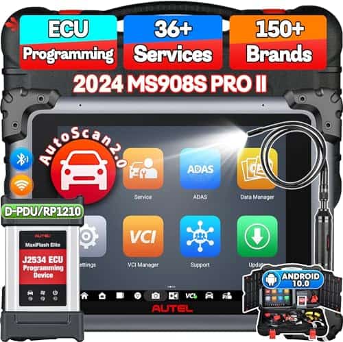 Autel MaxiSYS MS908S PRO II Android 10 AutoScan 2.0 con