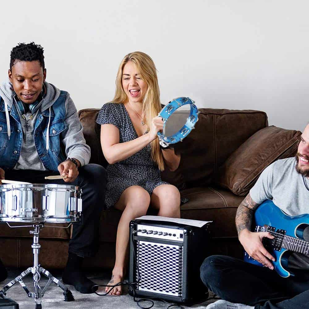 Tambor ENNBOM con tono ajustable y doble fila de cascabeles - Imagen 6