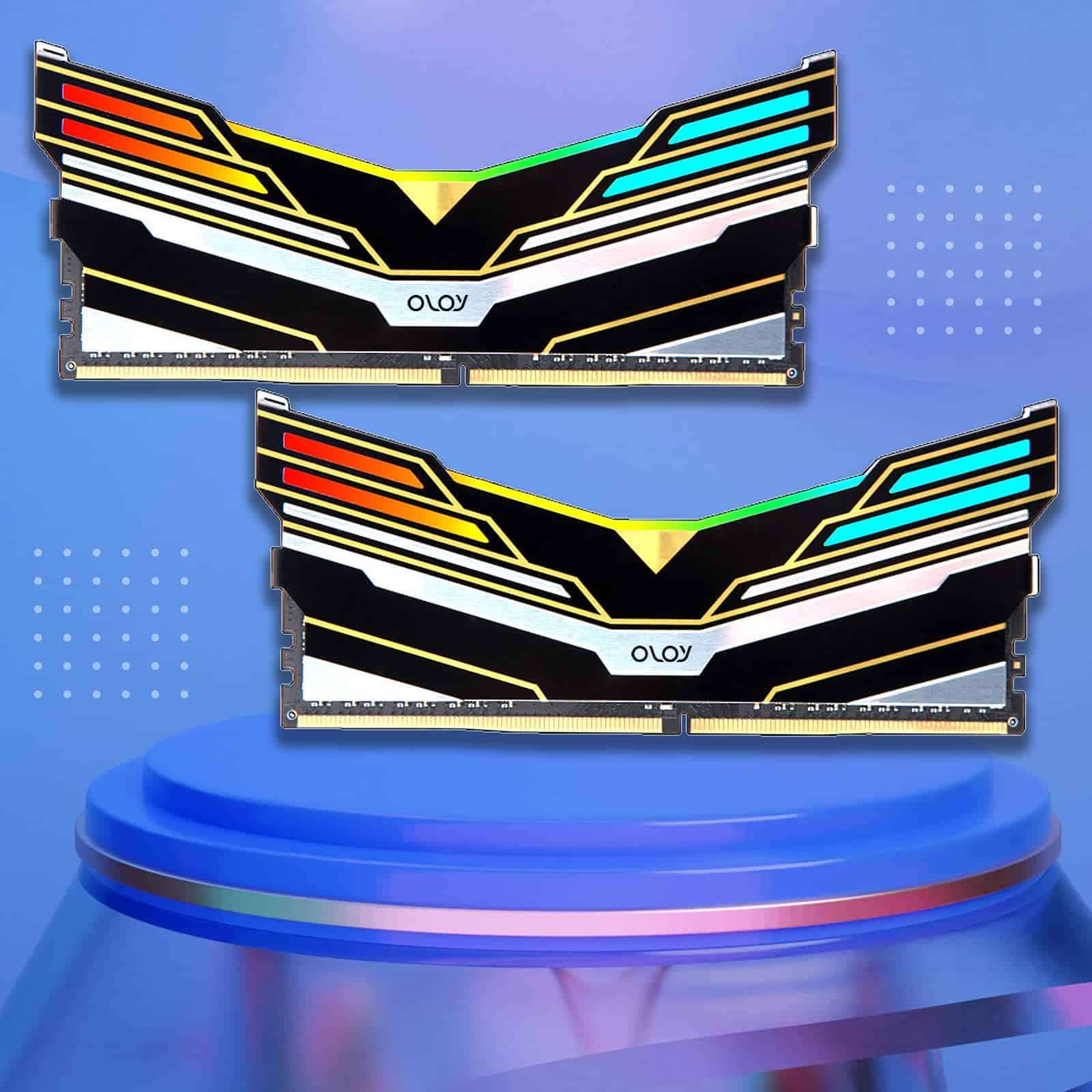 OLOy DDR4 RAM 16GB (2x8GB) Warhawk Aura Sync RGB 3200 MHz - Imagen 5