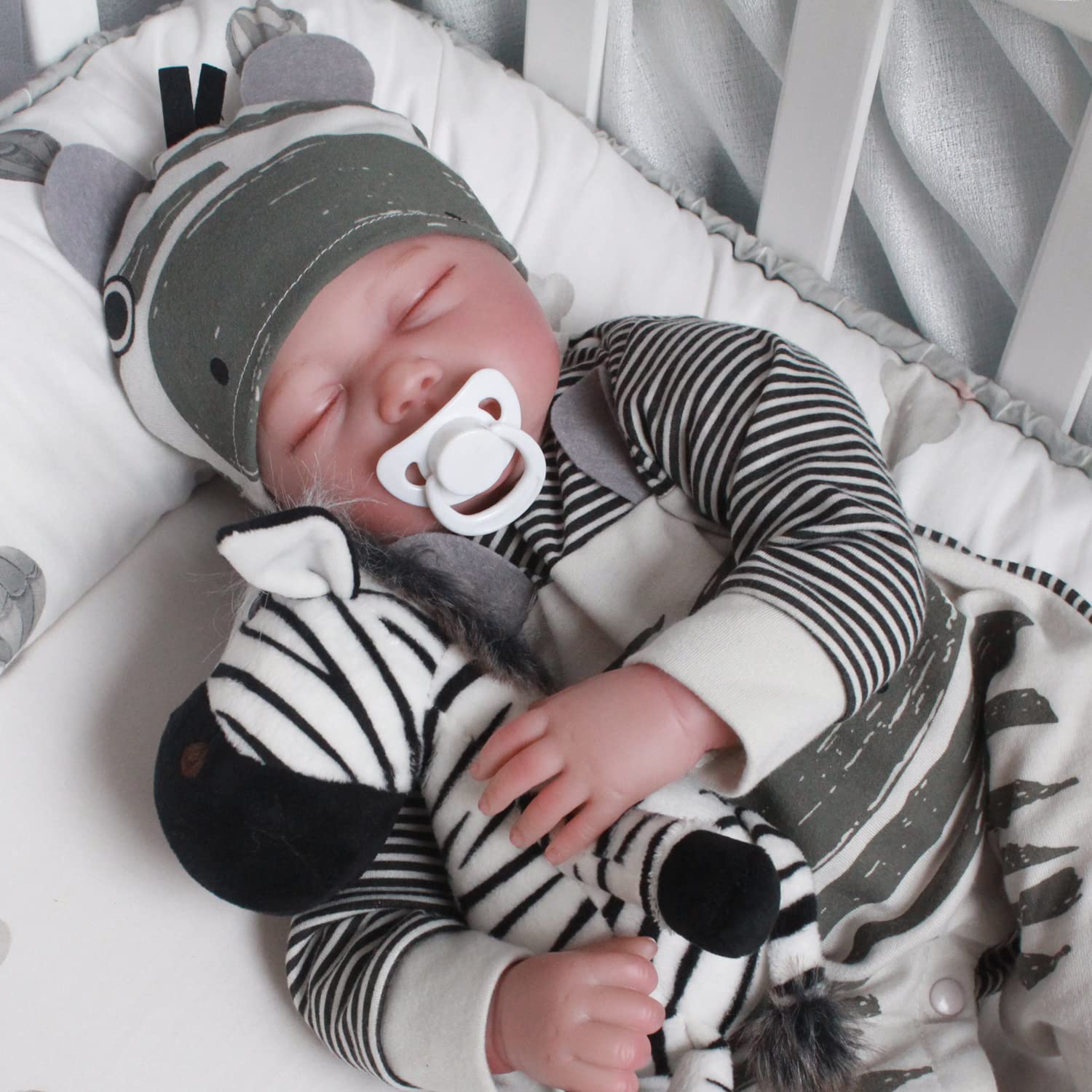 Muñecos Reborn de Bebé Durmiente CHAREX, Bebé Niño Recién - Imagen 6