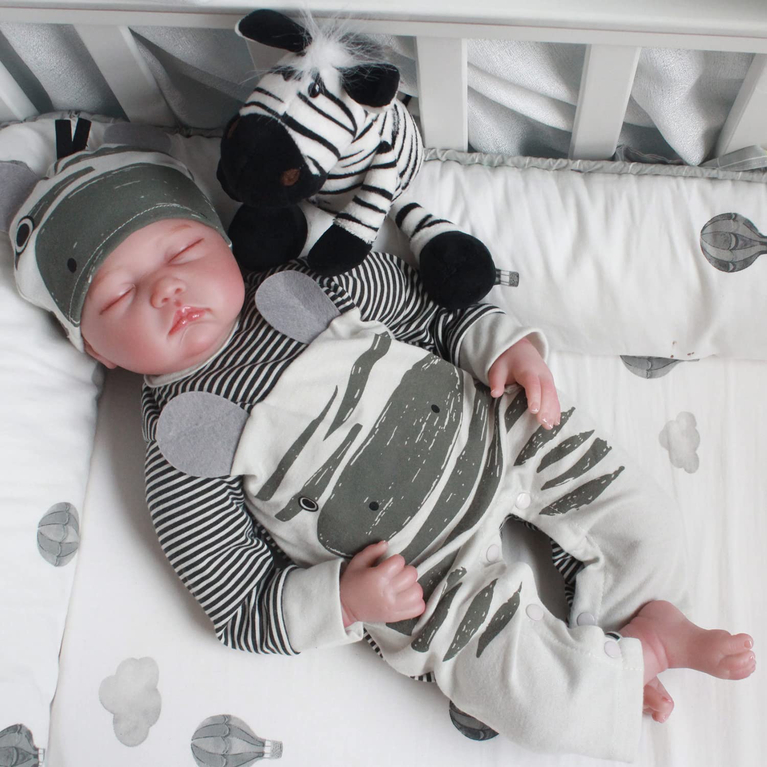 Muñecos Reborn de Bebé Durmiente CHAREX, Bebé Niño Recién - Imagen 5