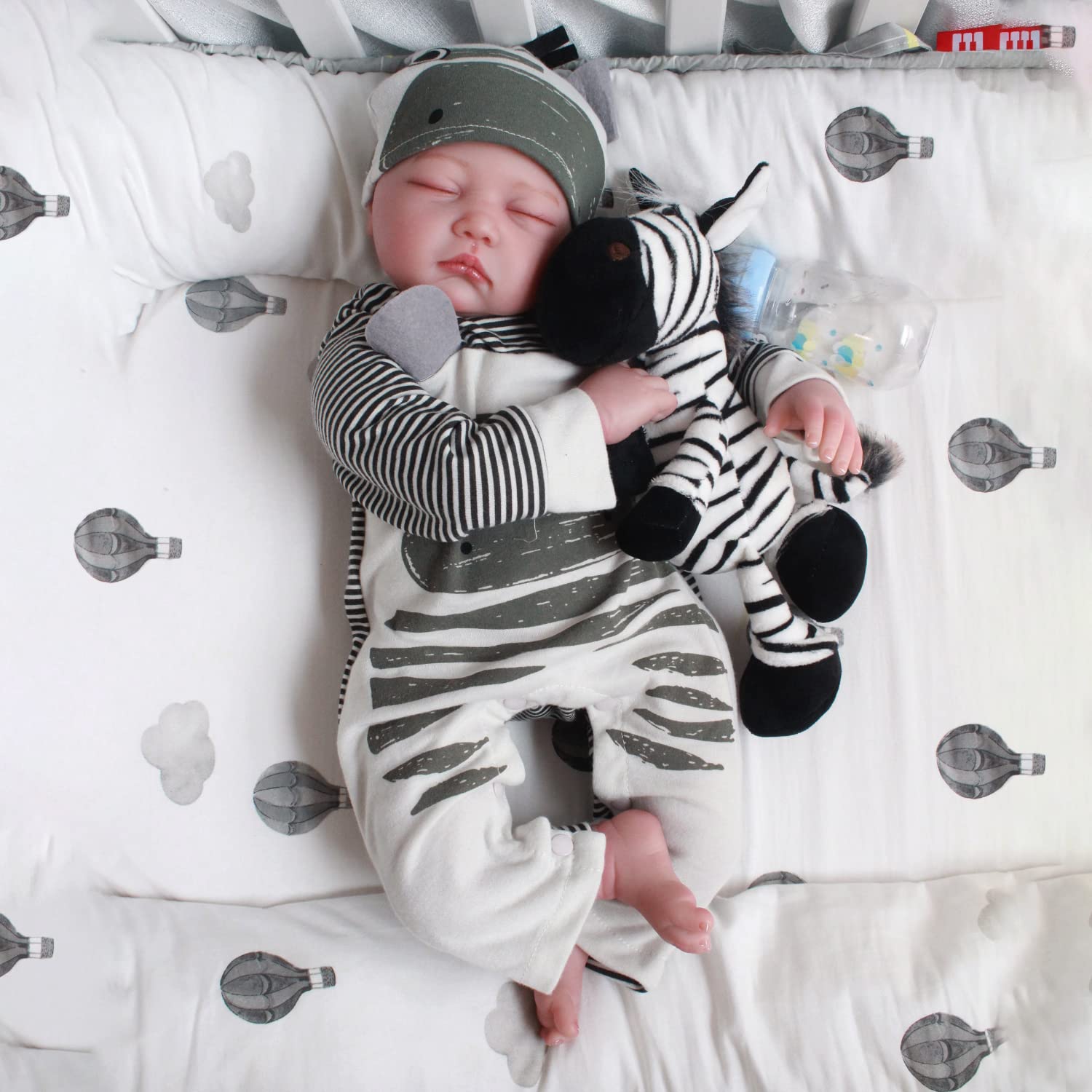 Muñecos Reborn de Bebé Durmiente CHAREX, Bebé Niño Recién - Imagen 4