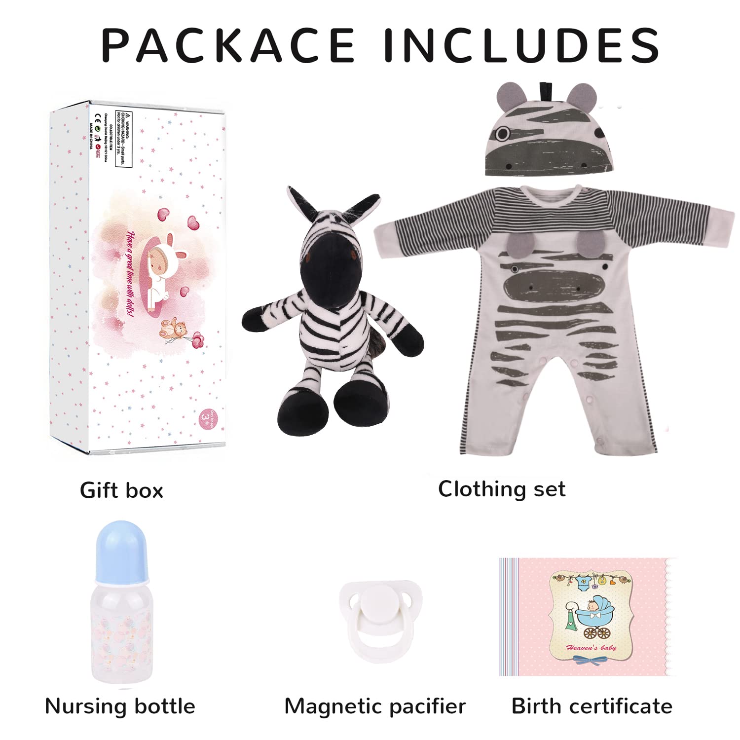 Muñecos Reborn de Bebé Durmiente CHAREX, Bebé Niño Recién - Imagen 8