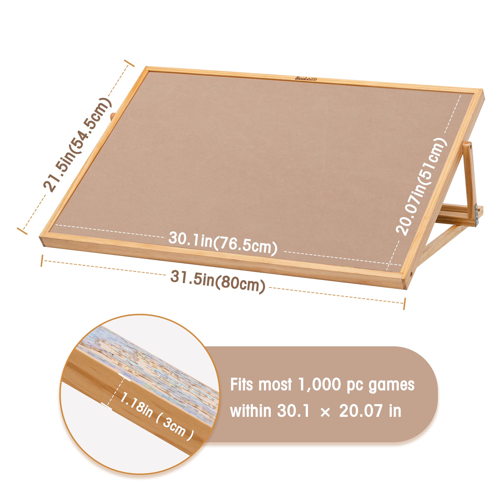 Tablero de Rompecabezas Becko US de 1000 piezas con Soporte - Imagen 6