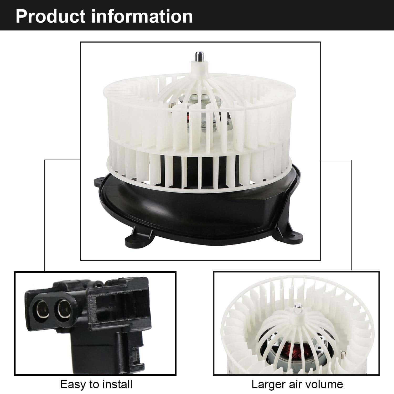 Dibanyou HVAC Blower Motor Fan Cage Assembly Reemplazar - Imagen 7