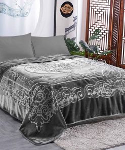 Cobija de Lana JML Tamaño King, Cobija de Mink Coreano 85 X