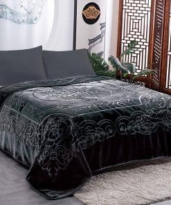 Manta de Franela JML Tamaño King, Manta Pesada de