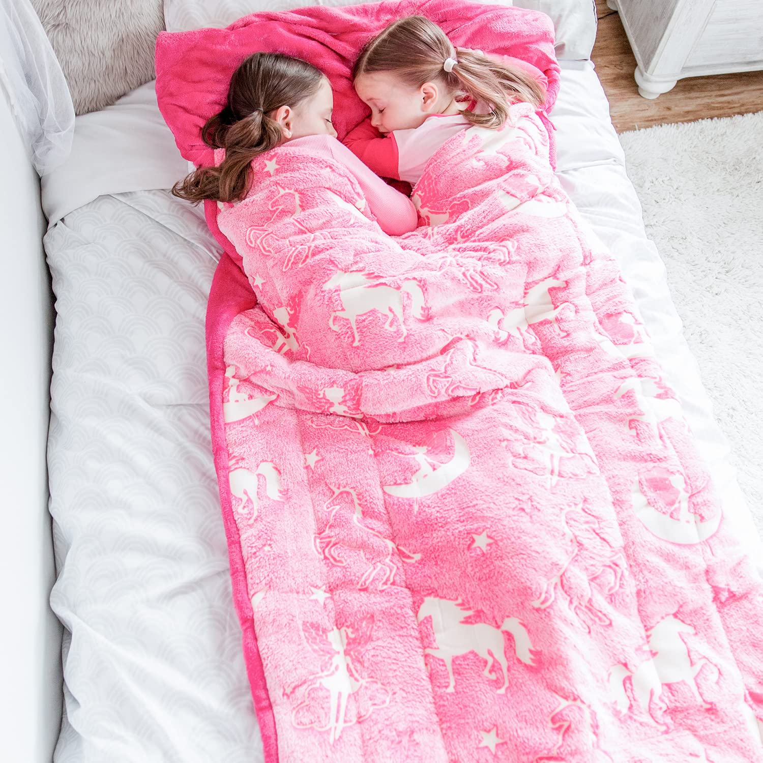 Saco de Dormir Unicornio que Brilla en la Oscuridad para - Imagen 10