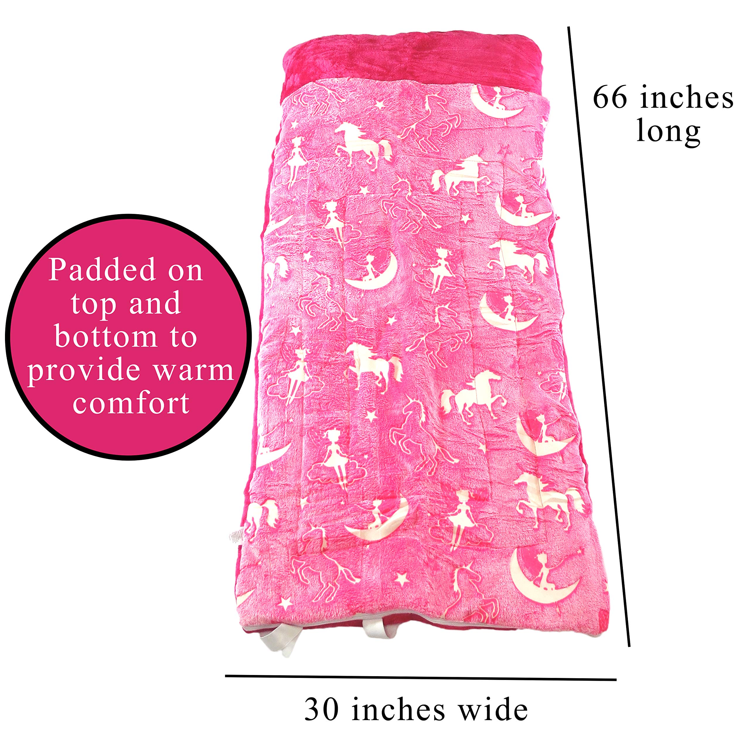 Saco de Dormir Unicornio que Brilla en la Oscuridad para - Imagen 4