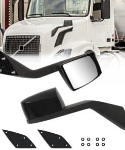 Espejos de capó negros para camiones, ensamblaje de