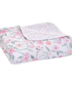 Manta de muselina de algodón 100% para cuna de recién