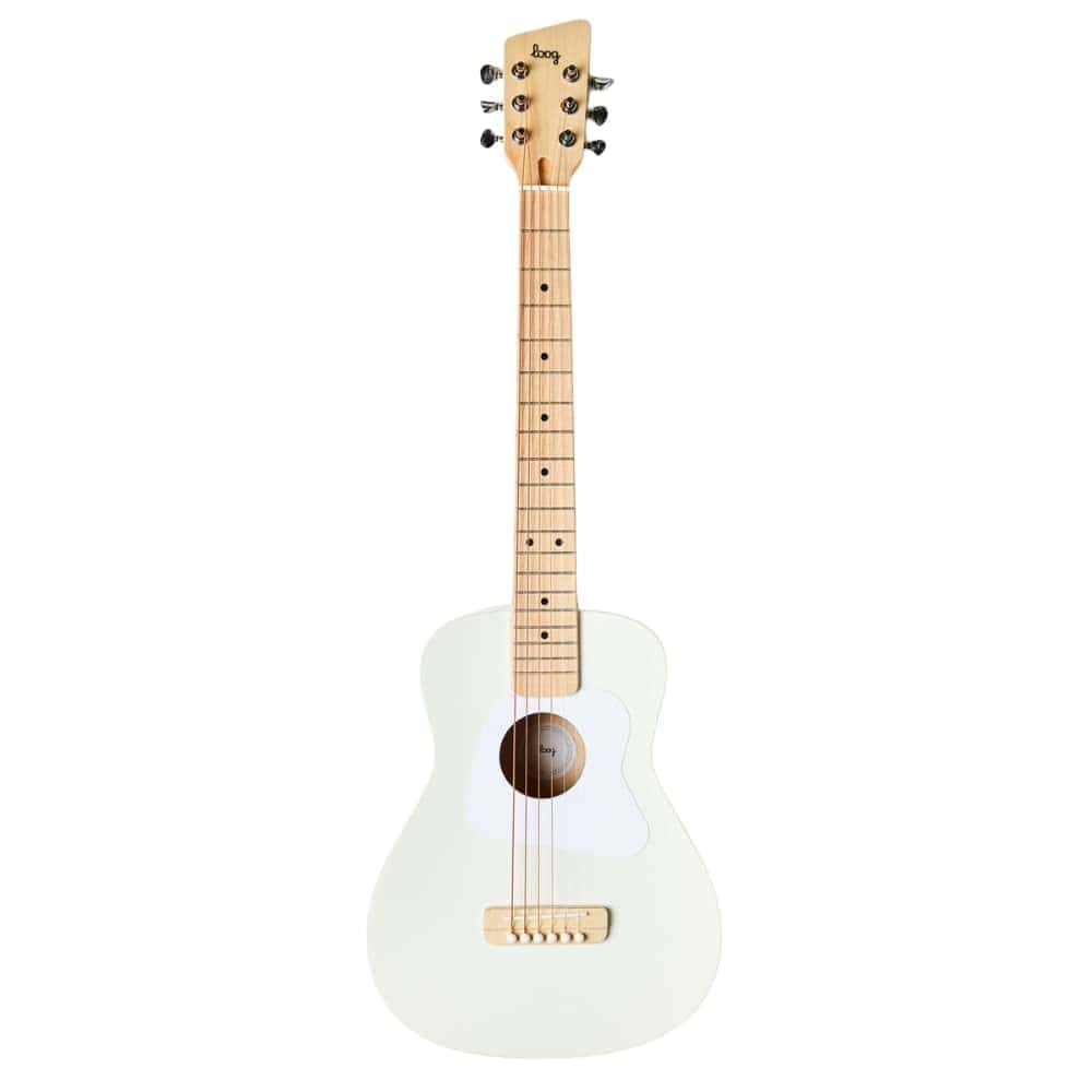 Guitarra acústica Loog Pro VI para niños -Blanco