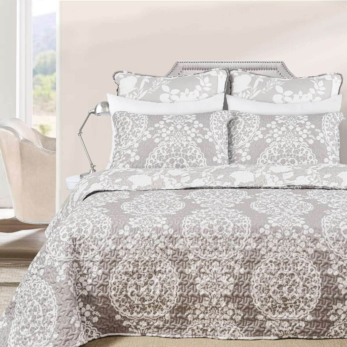 Juego de Edredón Reversible Samantha de 3 Piezas de