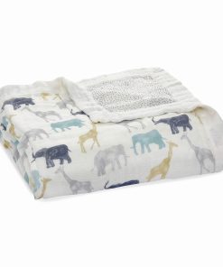 Manta de bebé de bambú viscosa suave y sedosa aden + anais,