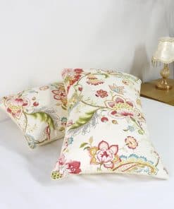 Softta Vintage Bohemia Damask Floral Funda de Almohada
