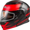 Casco de nieve modular con doble visera GMAX GM-01S (Negro