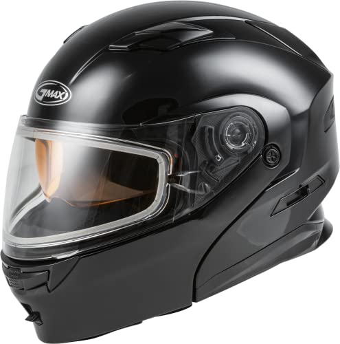 Casco de nieve modular con doble lente GMAX GM-01S (Negro,
